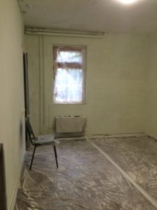 The room before painting